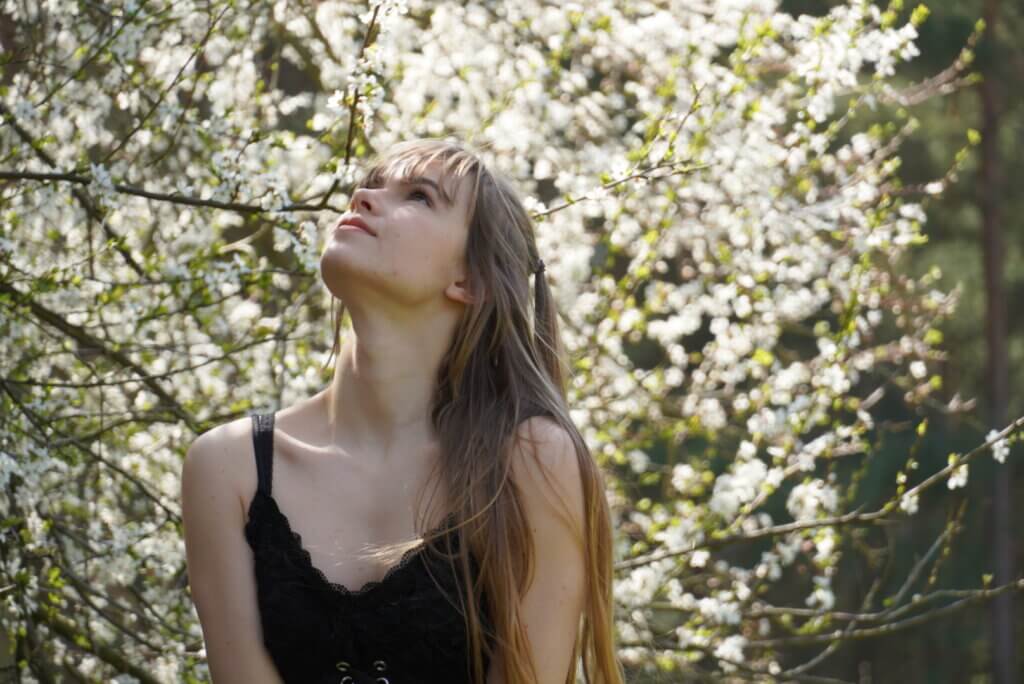 me staring at the sky