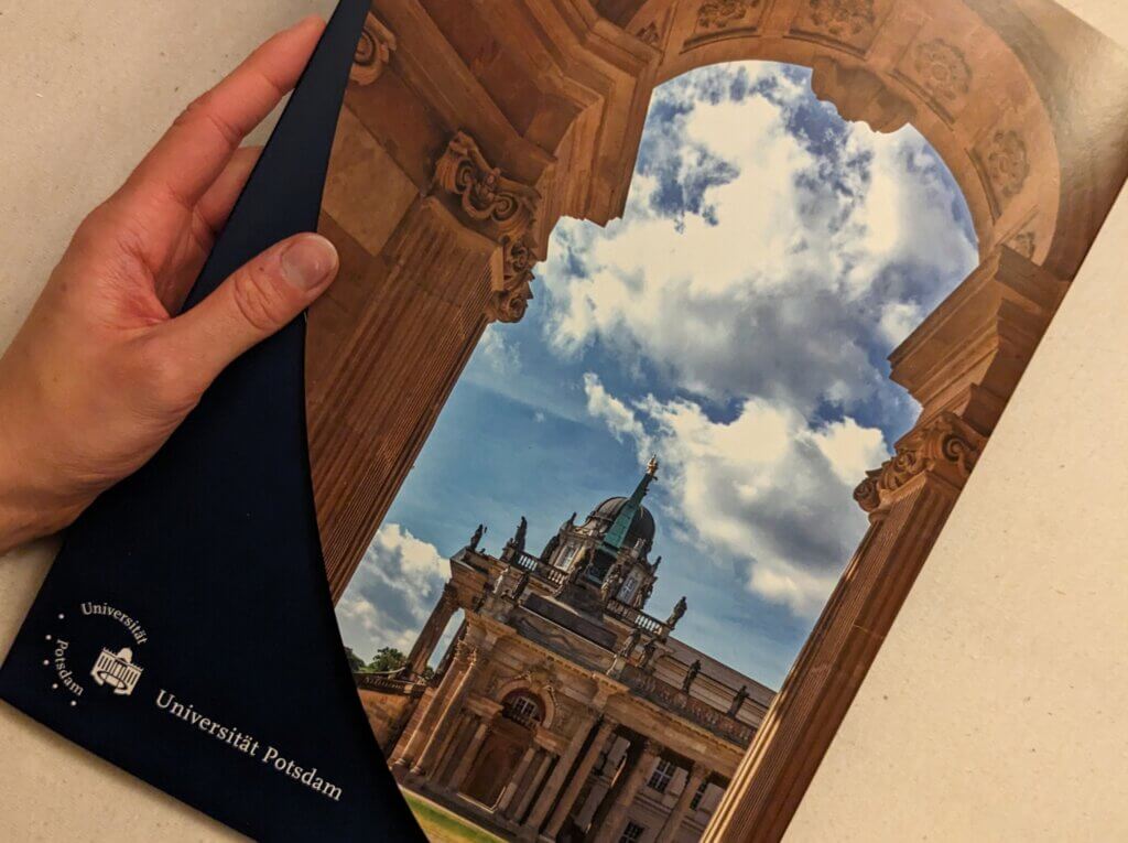 bachelor's degree in my hand