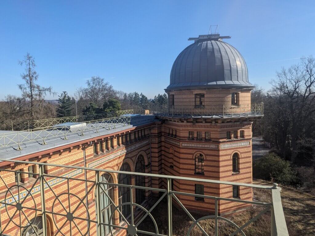 Das Michelson-Haus im Wissenschaftspark Albert Einstein auf dem Telegrafenberg in Potsdam